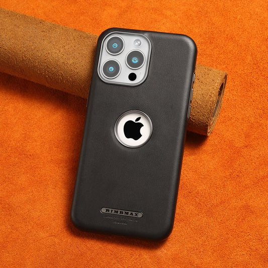 Premium Leather Logo Cut Magsafe Case - iPhone