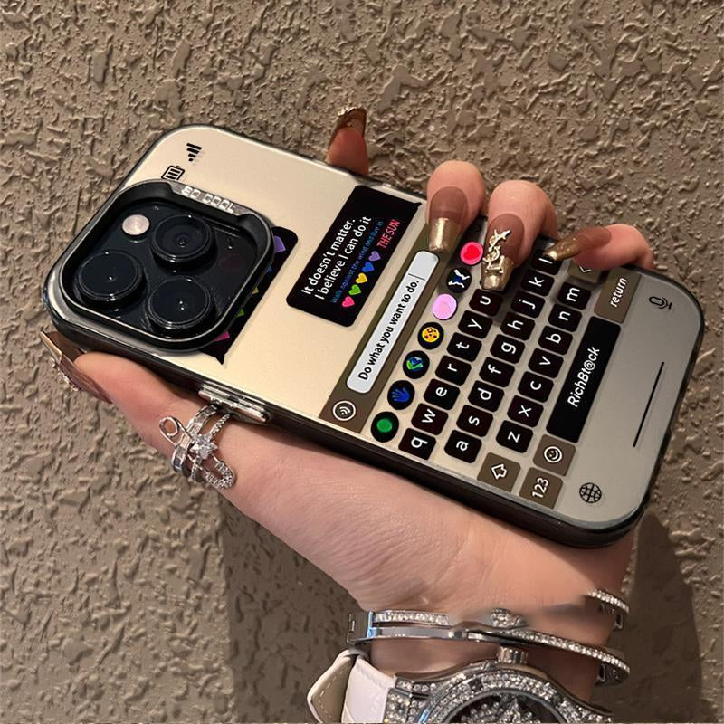 Premium iPhone Cover | Chatting frame Candy Back Case | 8 ft Drop Protection