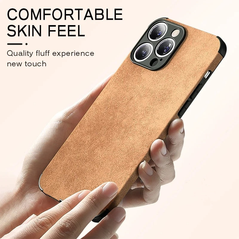 Premium iPhone Leather Cover for Full Protection | 8 ft Drop Protection