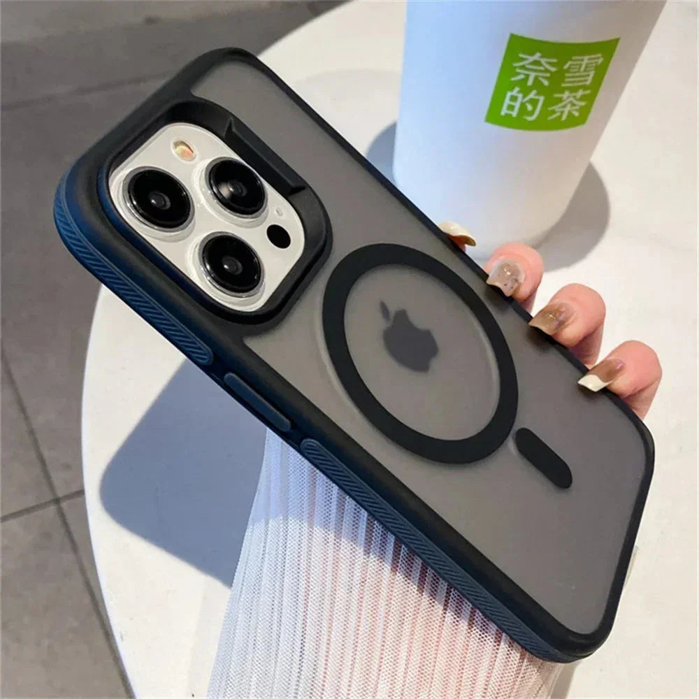 UG Matte Translucent Armor Shockproof Mag-Safe Wireless Charge Case Cover For iPhone