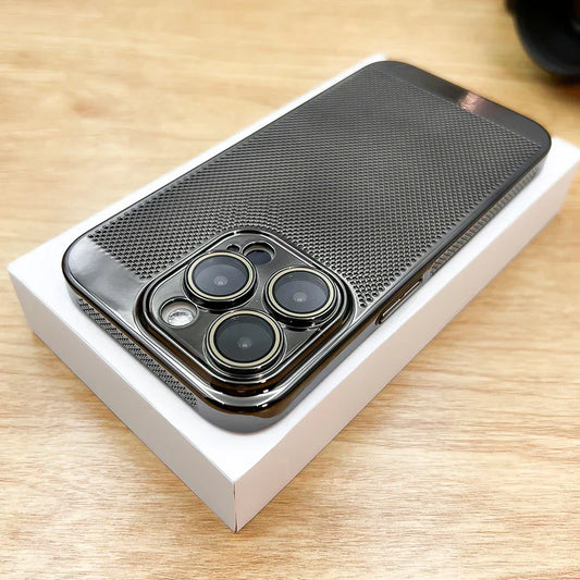 Popular Mesh Red Electroplated Precision Heat Dissipation For iPhone Case | 8 ft Drop Protection