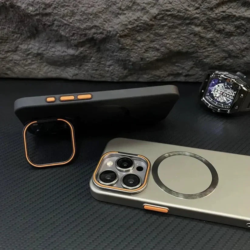 Premium iPhone Grip Holder MagSafe Bracket Case | 15 ft Drop Protection