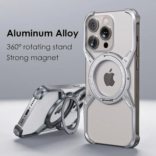 Premium Metal Frame Corner Guard Cover- iPhone | 15 ft Drop Protection | Shockproof