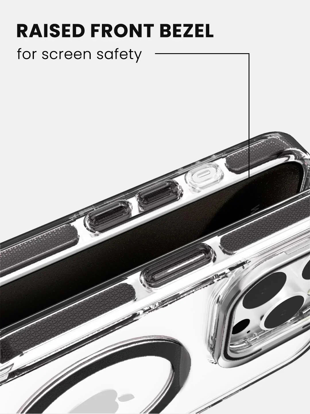 Premium iPhone Cover - High Quality Clear Kickstand Case | 8 ft Drop Protection