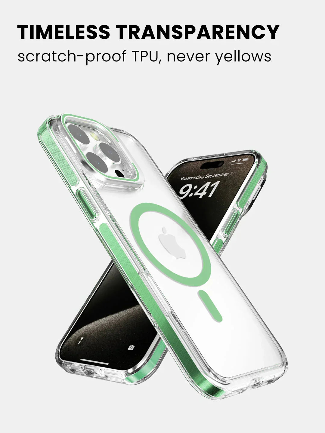 Premium iPhone Cover - High Quality Clear Kickstand Case | 8 ft Drop Protection