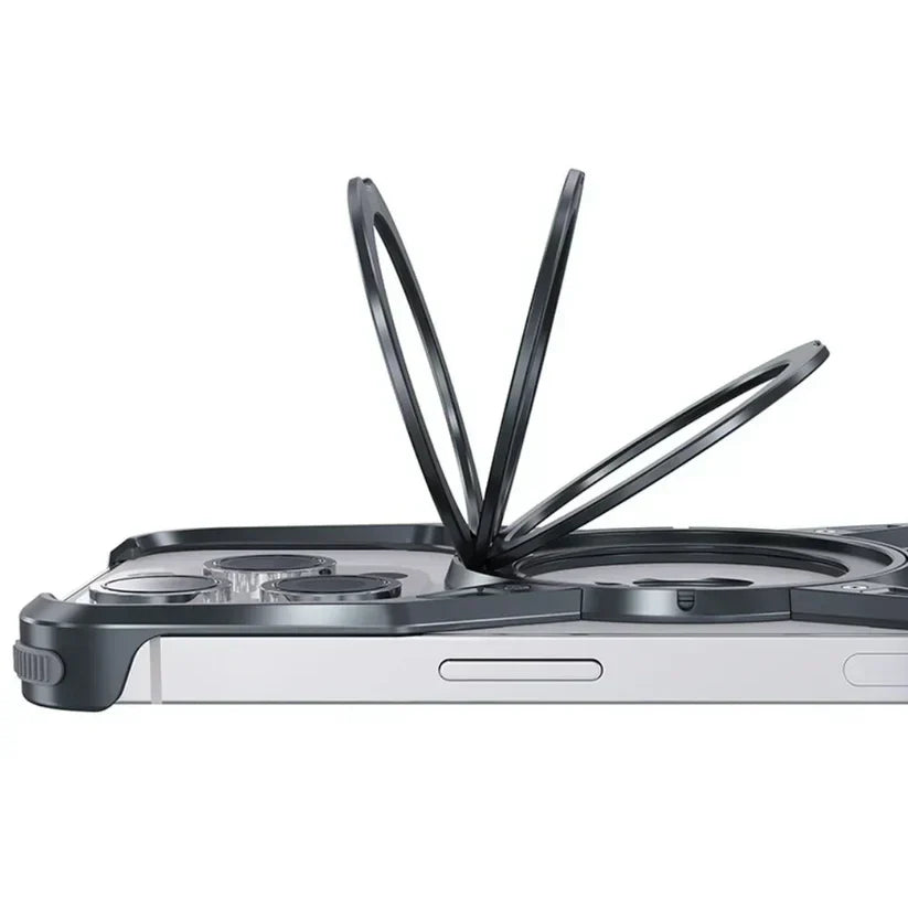 Premium Metal Frame Corner Guard Cover- iPhone | 15 ft Drop Protection | Shockproof