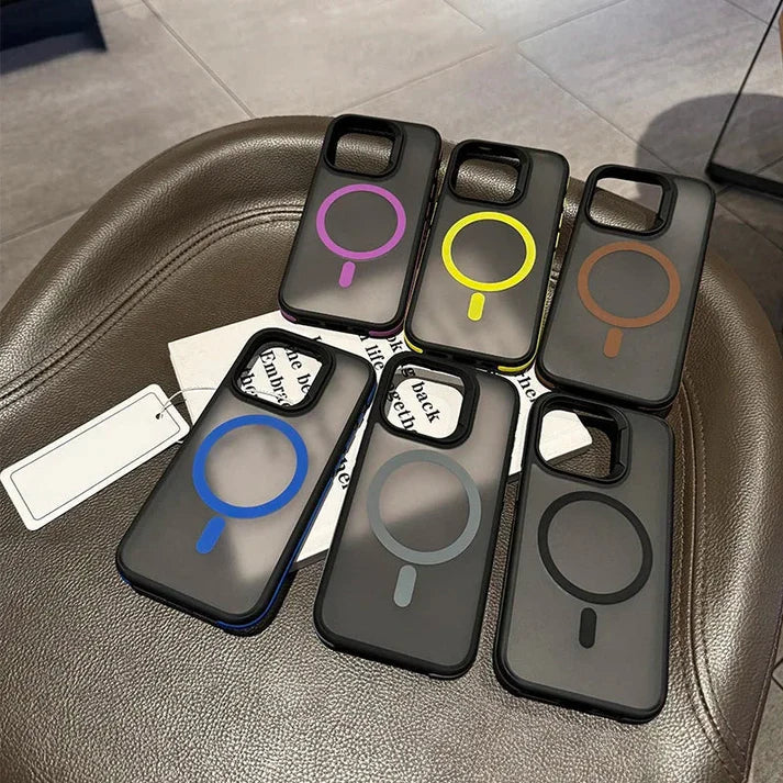 UG Matte Translucent Armor Shockproof Mag-Safe Wireless Charge Case Cover For iPhone