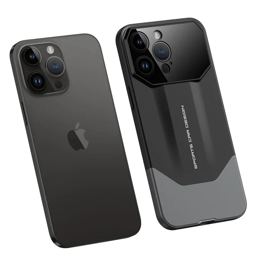 UG Premium Metal Matte Duo Tone Slider Frosted Design Case -iPhone Series