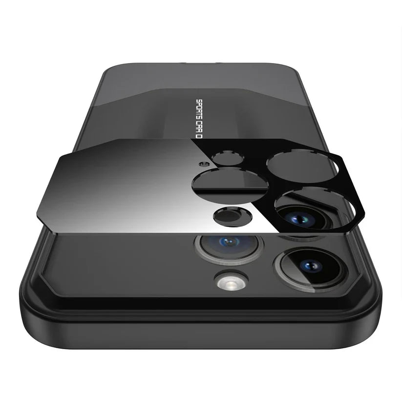 UG Premium Metal Matte Duo Tone Slider Frosted Design Case -iPhone Series