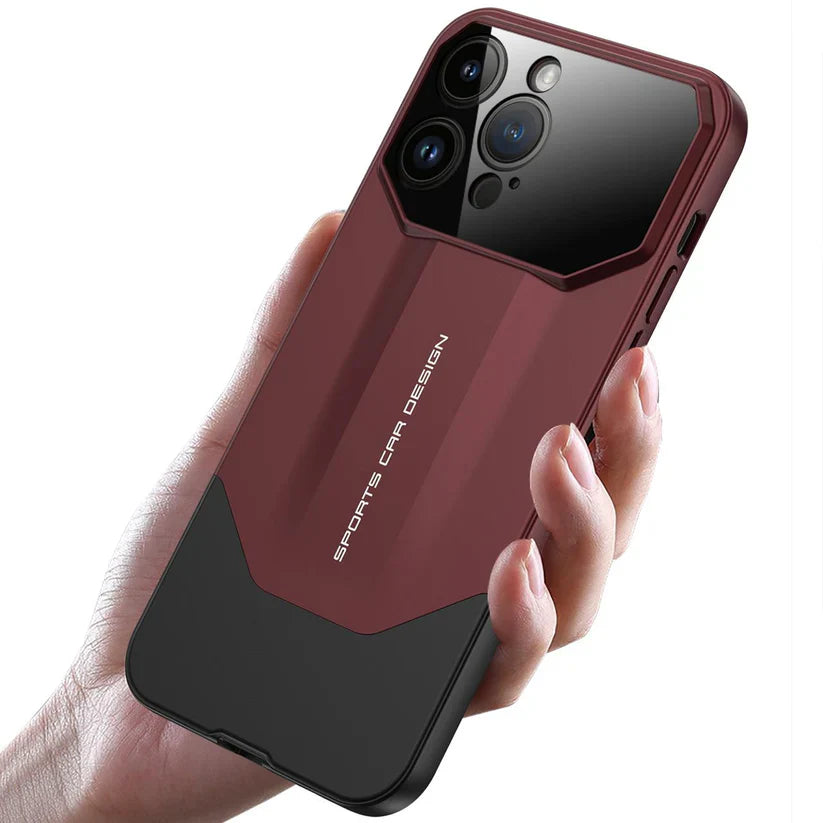 UG Premium Metal Matte Duo Tone Slider Frosted Design Case -iPhone Series